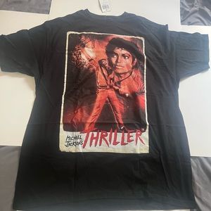 Brand new XL michael Jackson thriller tee.